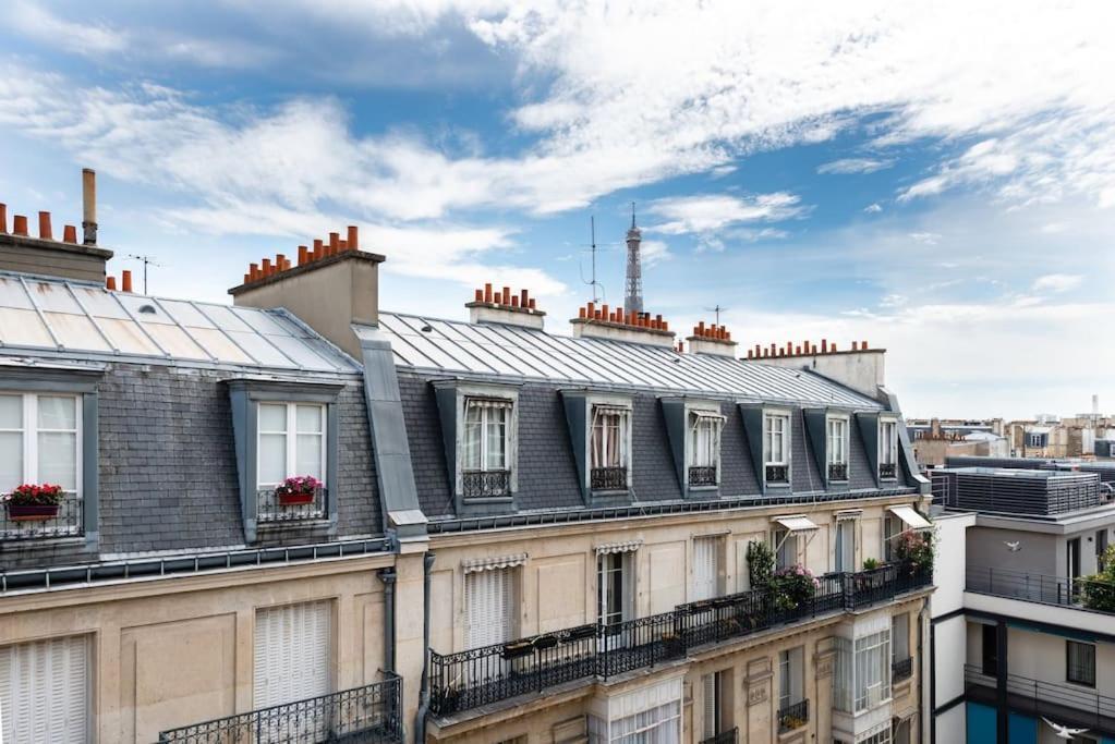Appartement Vue Tour Eiffel Párizs Kültér fotó
